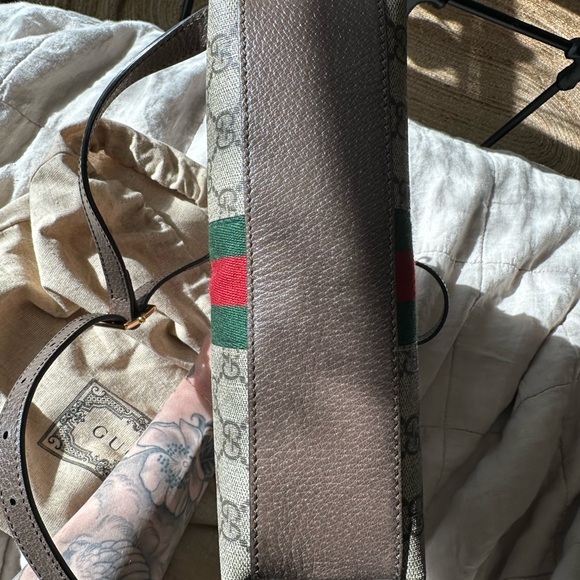 Gucci Beige and Brown Crossbody Bag - Picture 8 of 11